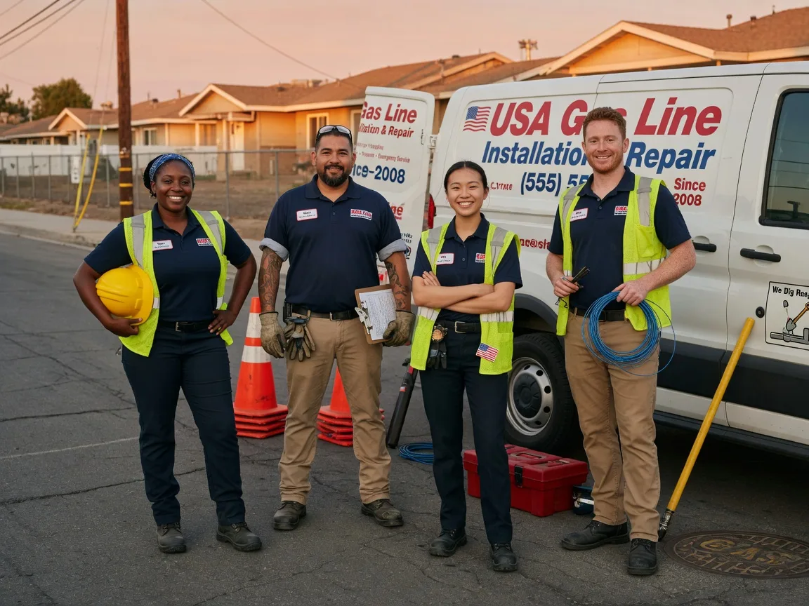Gas Line Installation company in Mccallsburg, IA